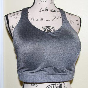 Avia Activewear Padded Sports Bra Gray 40DD